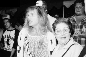 5/29/1983 US Festival. Dave w his mom, Sibyl Roth