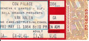5/11/1984 Ticket