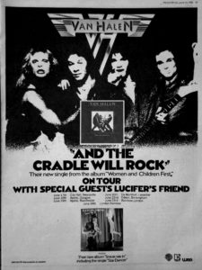 6/23/1980 Van Halen ad
