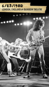 6/23/1980 Van Halen live in London